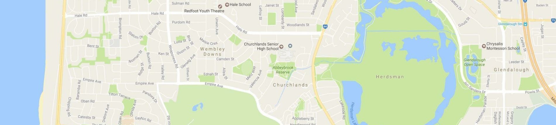 Google Map Churchlands