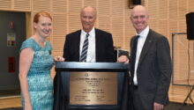 Mr Sean L'Estrange MLA, John Gillon, Hon. Donna Faragher MLC